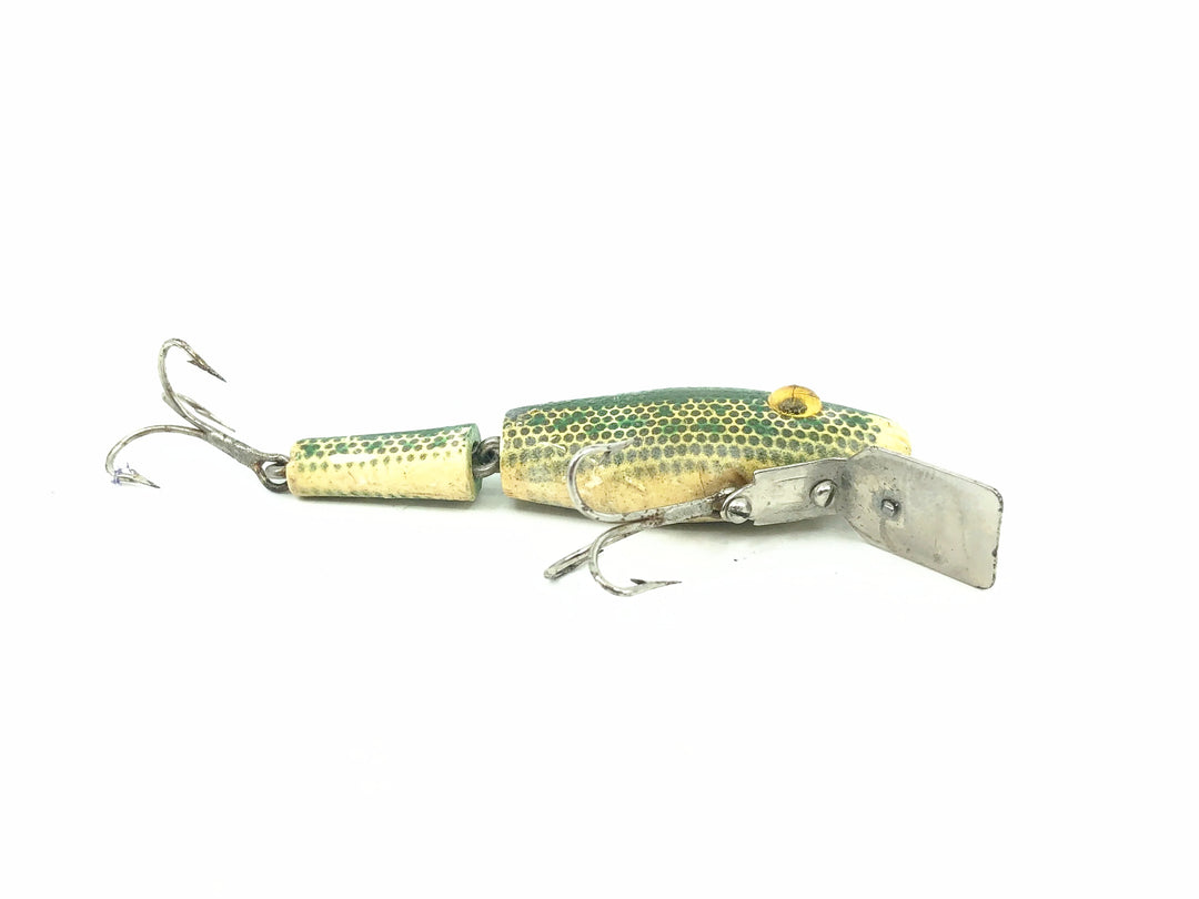 L & S Panfish Sinker, White Belly/Green Back & Speckles Color