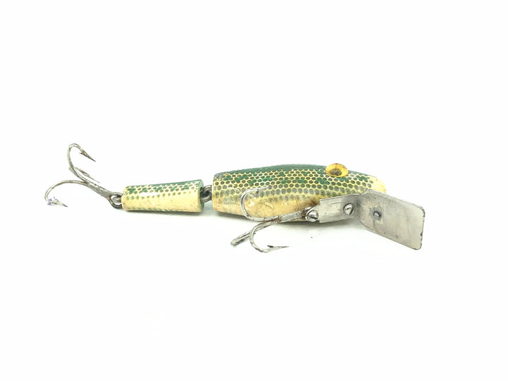 L & S Panfish Sinker, White Belly/Green Back & Speckles Color
