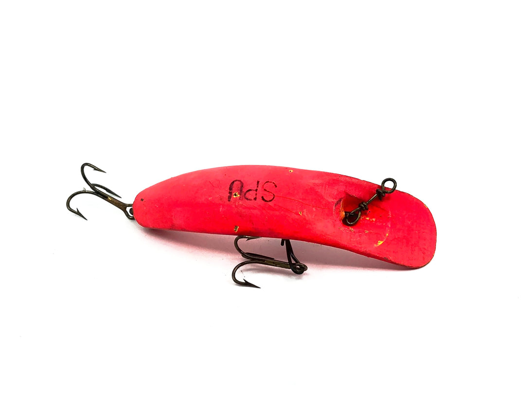 Helin Flatfish Wooden SPU, RFL Red Fluorescent Color