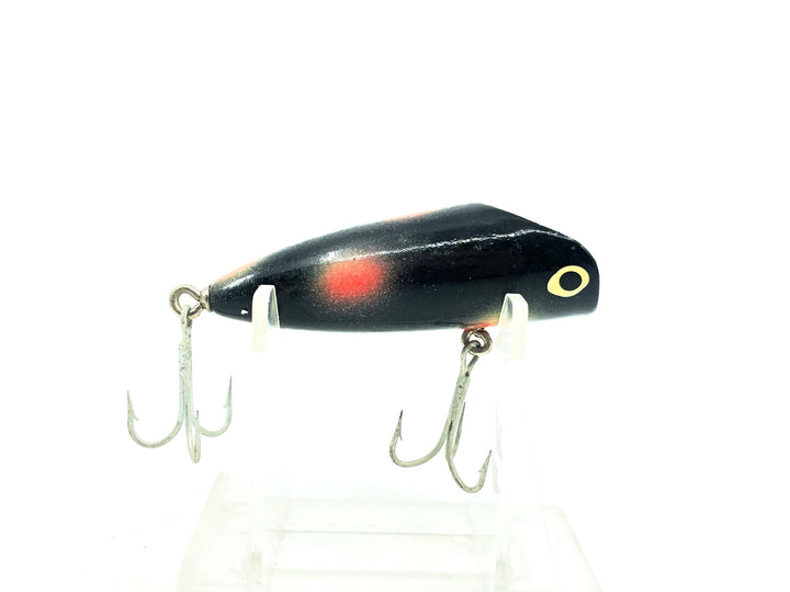 Eppinger Dardevle Osprey Bass Plug, #05 Black/White Red Spot Color