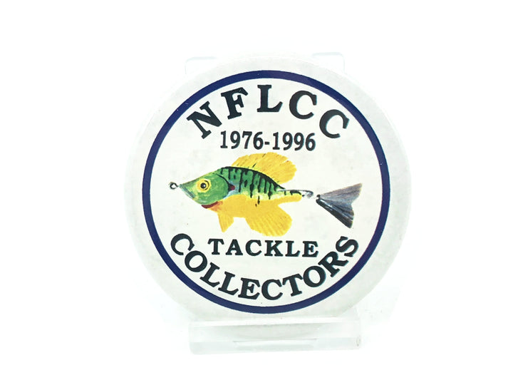NFLCC Tackle Collectors 1996 Arbogast Tin Liz Fishing Button