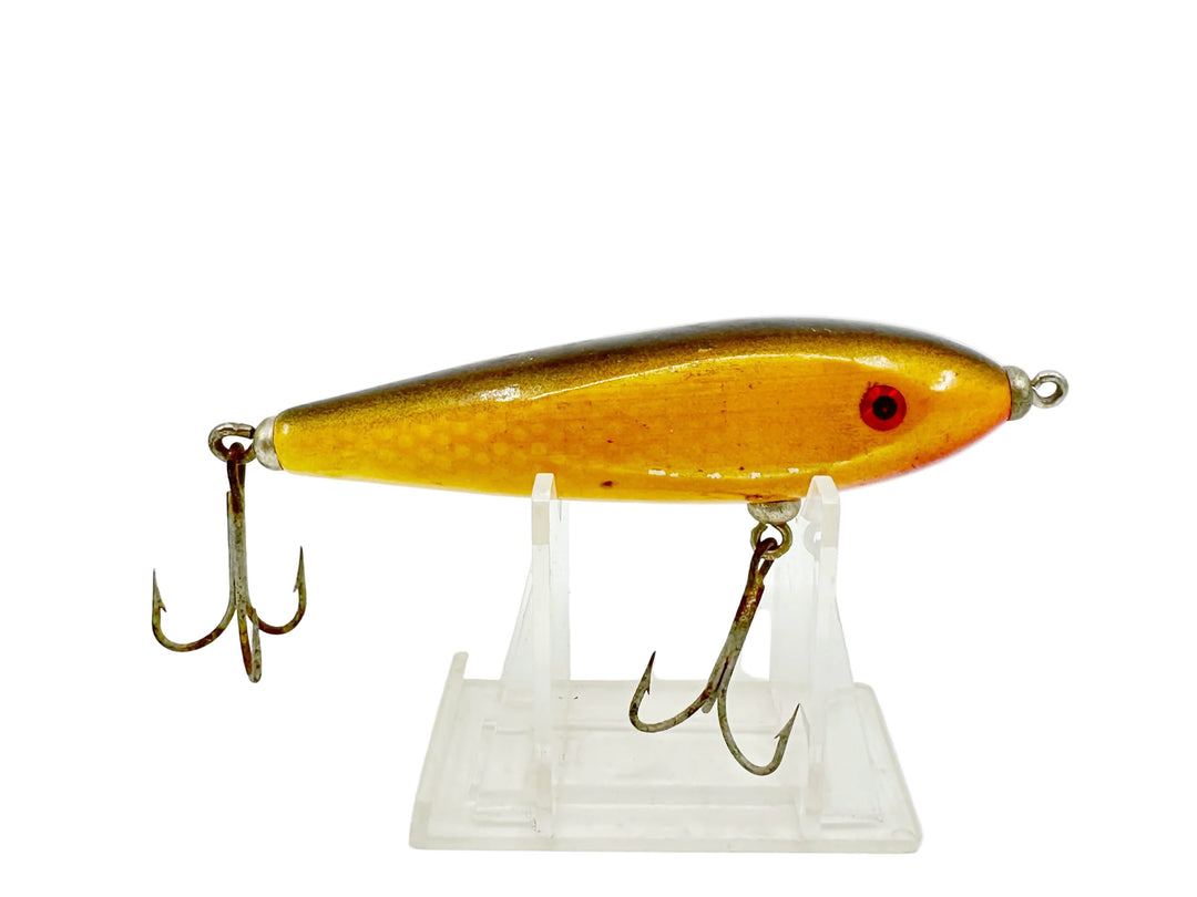 Injured Minnow Type Lure, Yellow/Black Back