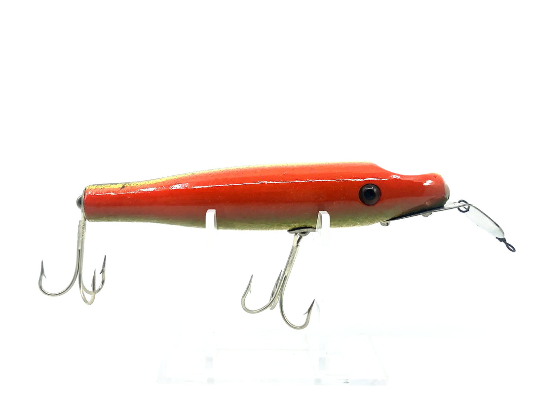 South Bend / Best-O-Luck #930 Pike Lure, Repainted Orange/Gold Color