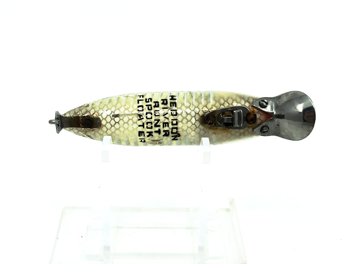 Heddon River Runt Spook Floater 9400, XRW White Shore Minnow Color