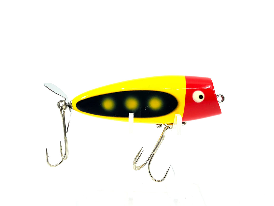 Japanese P-Vot Lure, Red Head/Yellow/Black Wings Color
