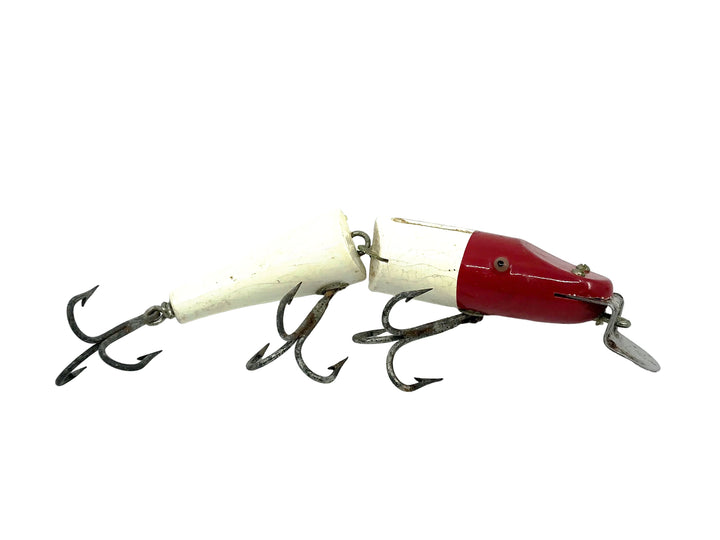 Creek Chub Jointed Husky Pikie 3000, Red Head/White Color 3002