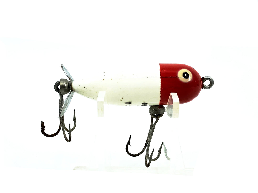 Heddon Tiny Torpedo, RH Red Head/White Color