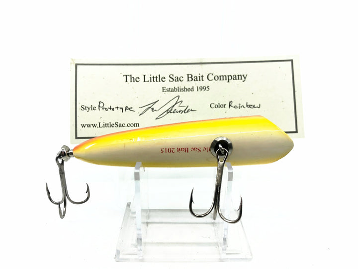 Little Sac Bait Company Prototype 13 Style Bait Rainbow Color Signed Paperwork with Box - 2015