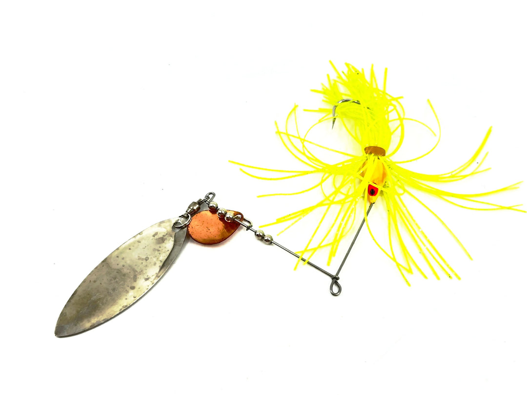 Blue Fox Big Bass Spinner, Chartreuse Color