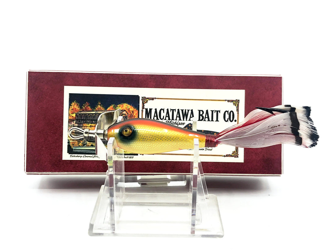 Macatawa Bait Co. Walton Feather Tail Lure w/Box White Scale Color