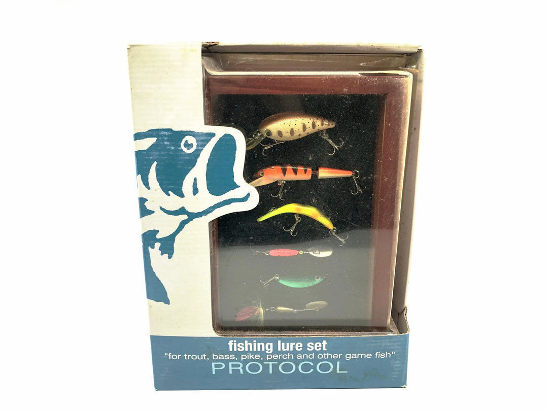 Protocol 6-Piece Plug Fishing Lure Display Set