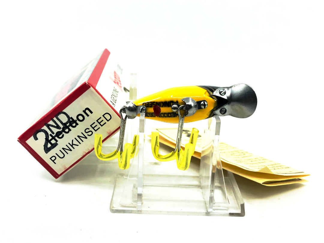 Heddon 9630 2nd Punkinseed X9630YBKHG Yellow Black Head Color New in Box