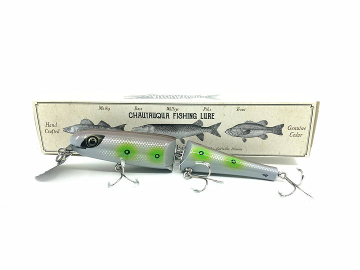 Jointed Chautauqua 8" Deep Diver, Grey Alien Color