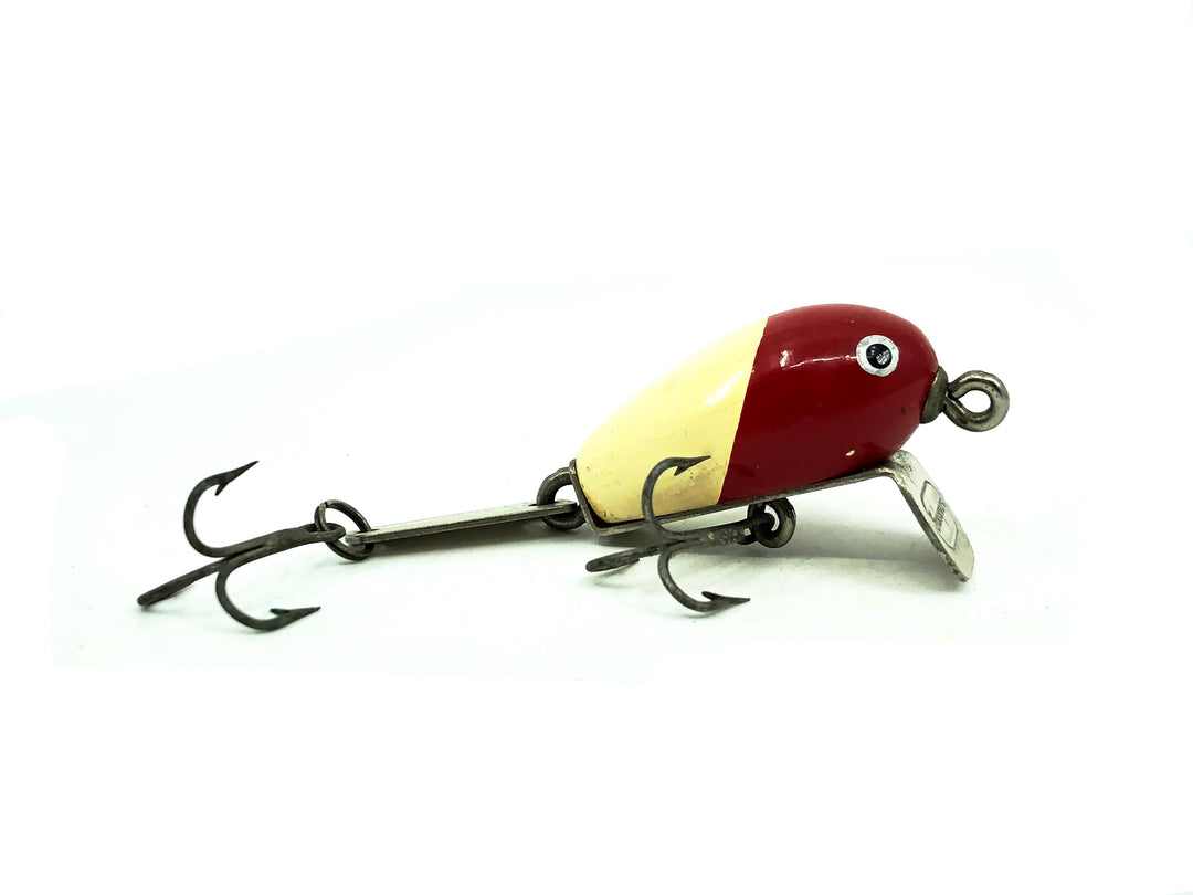 Shakespeare/Creek Chub Spoon Tail, Red Head/White Color