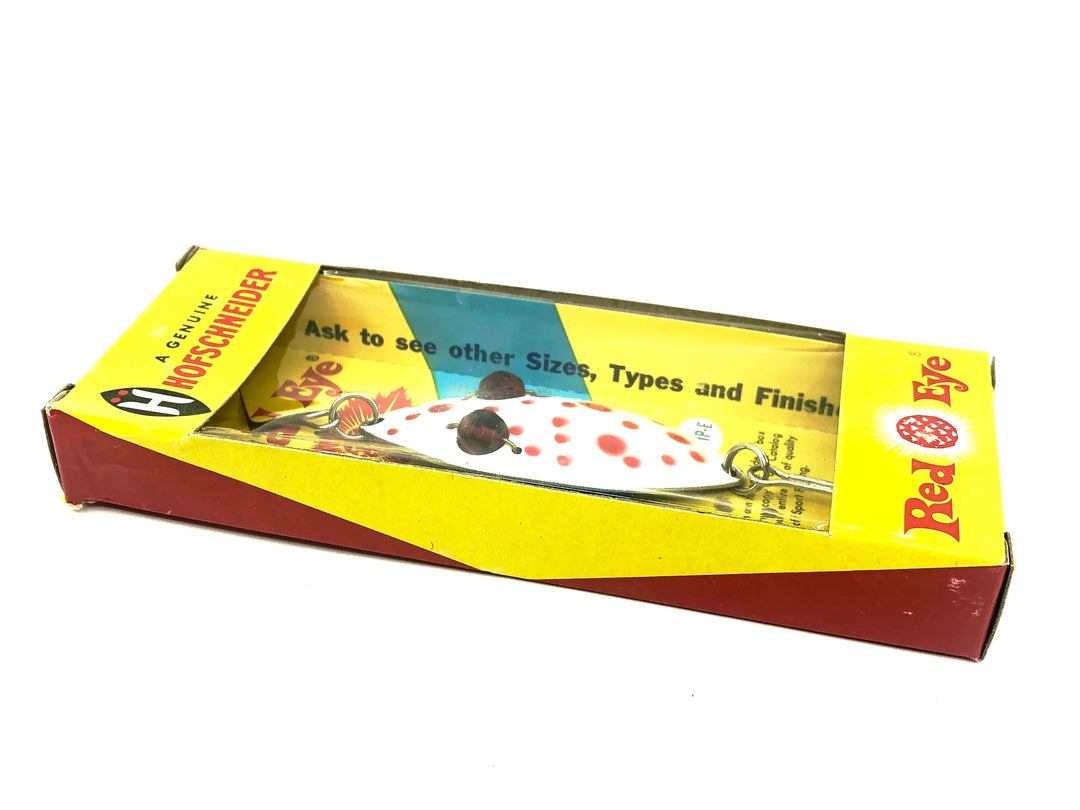 Hofschneider Red Eye Wiggler 1P-E, White/Red Dots Color