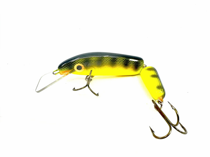 Jointed Musky Diving Jerkbait, Chartreuse Perch Color
