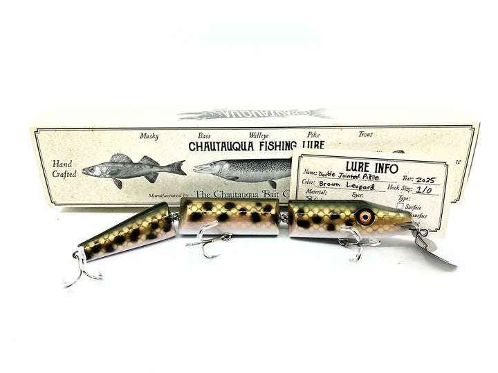 Chautauqua Double Jointed Pikie, Brown Leopard Color