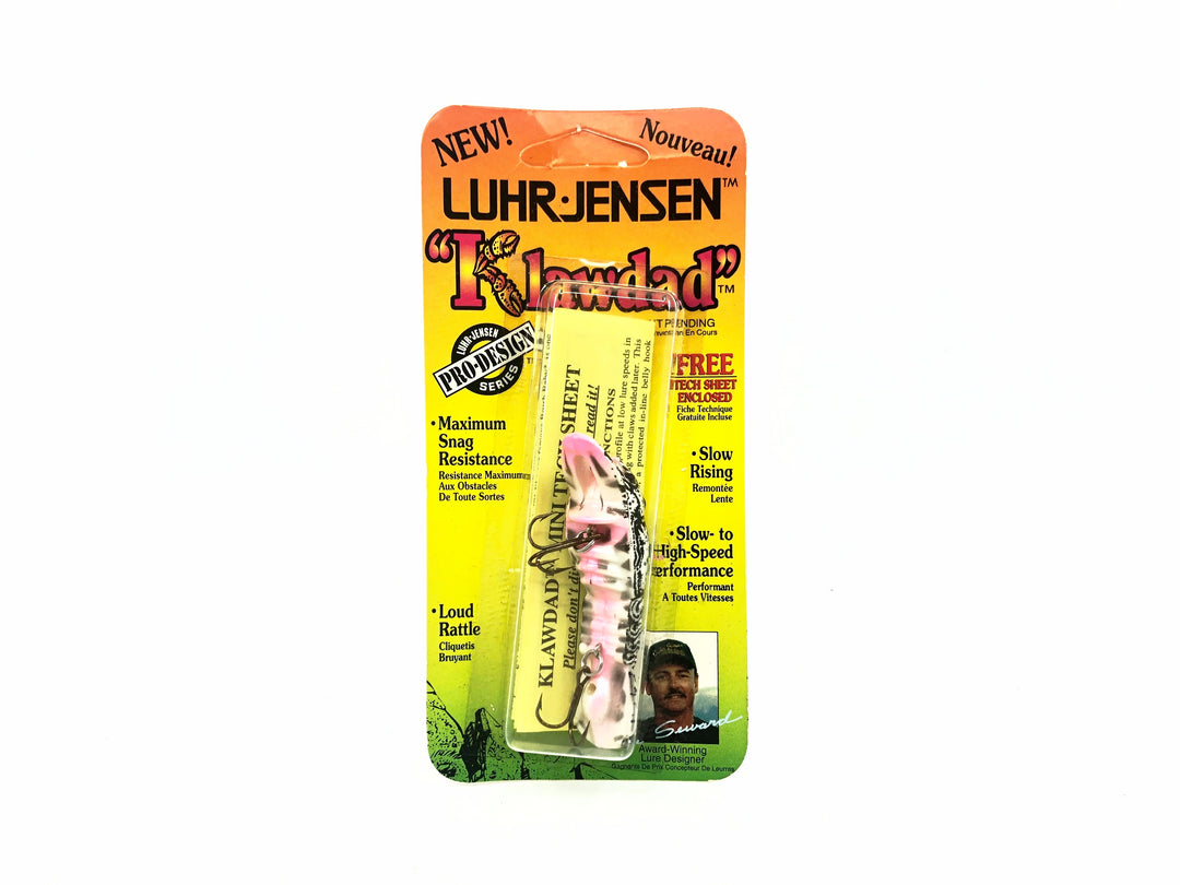 Luhr-Jensen Klawdad, Shrimp Color on Card - Small Size