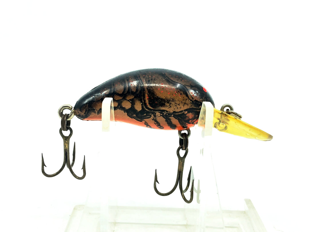Bomber Model A 5A, XC4 Dark Brown Craw Orange Belly Color Screwtail Model