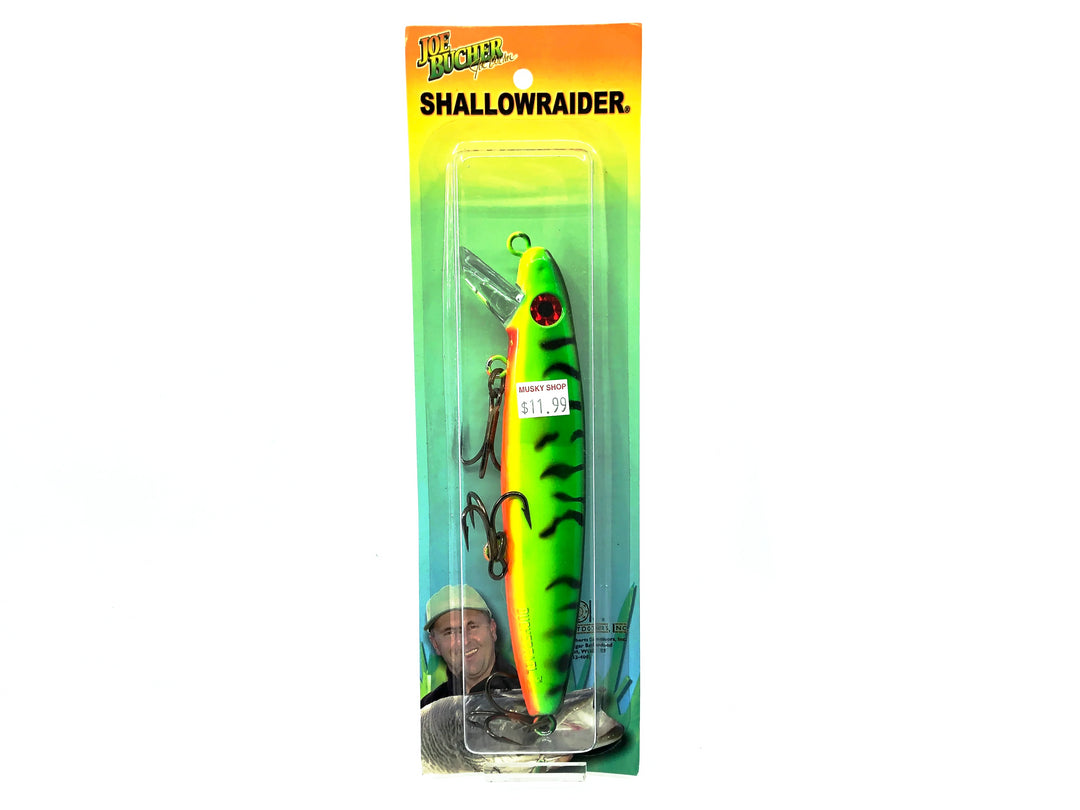 Joe Bucher Tackle Co. Buchertail Shallow Raider 7", Firetiger Color on Card
