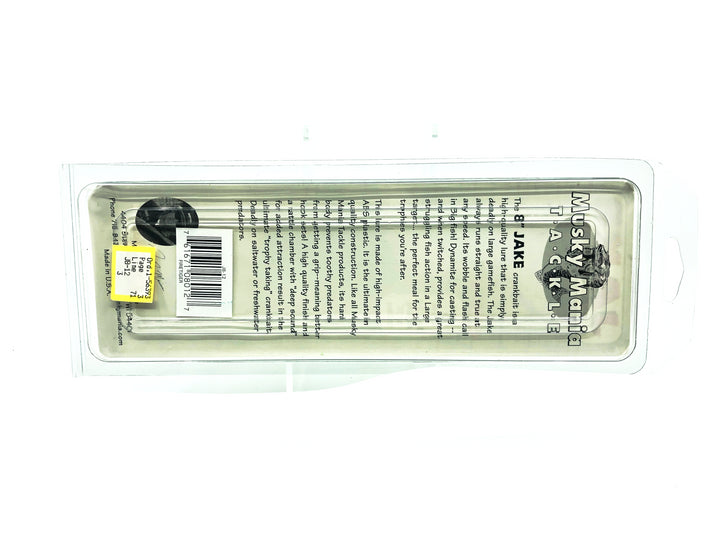 Jake 8" Musky Bait, Firetiger Color New on Card