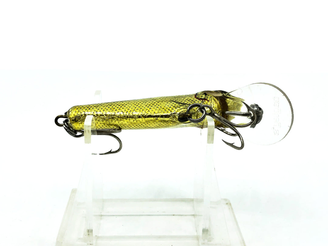 Bagley Small 4DSF2 Small Fry Shad, BG Black on Gold Foil Color