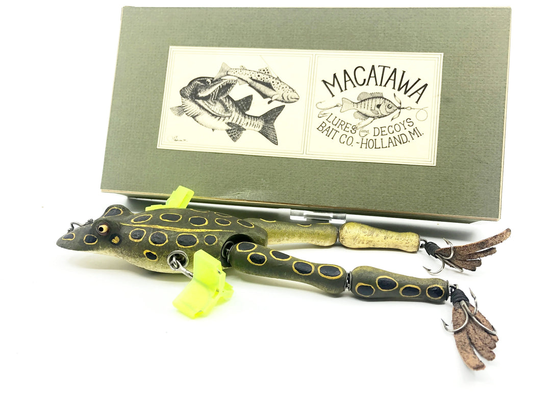 Macatawa Bait Co. 1st Musky Frog Made w/Box Circa. 1983 - 1st of the Original 6!