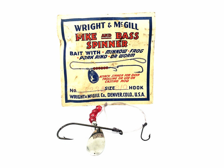 Wright & Mcgill Pike and Bass Spinner w/Envelope