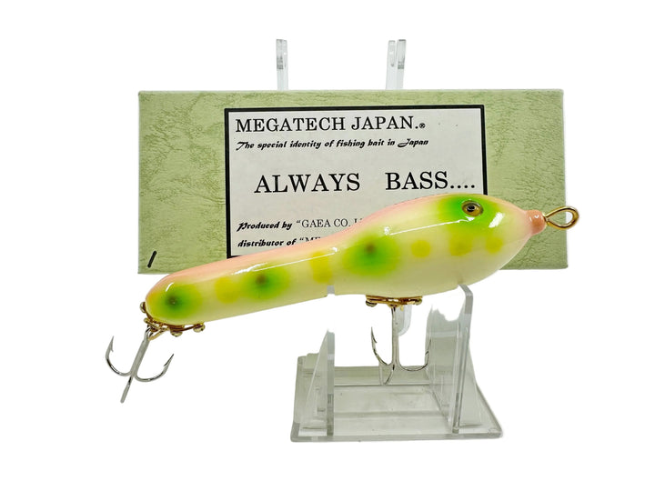 Megatech Japan Lure, Pale Pink Top/Frog Spot Color w/Box-Signed