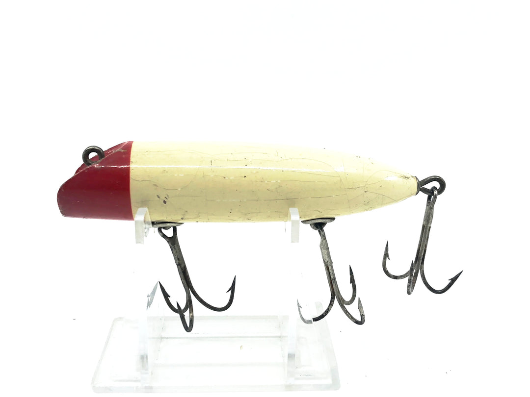 South Bend Bass-Oreno #973, Red Head/White Body Color-Early