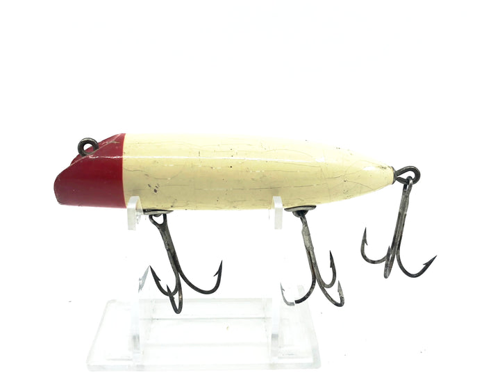 South Bend Bass-Oreno #973, Red Head/White Body Color-Early
