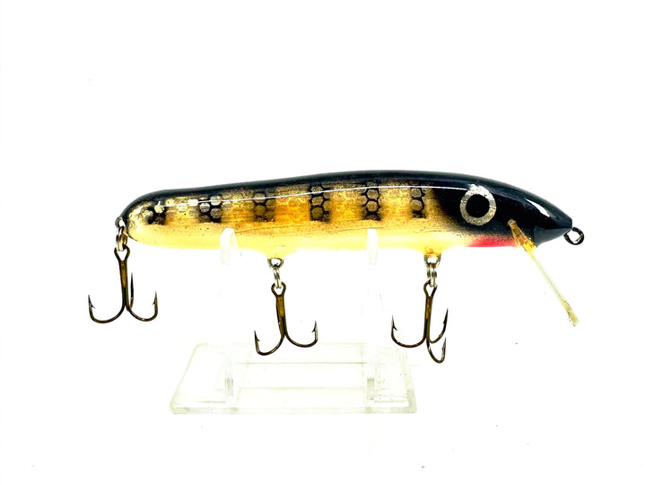 Crane 205 Musky Lure, Black Bars/White Belly Color