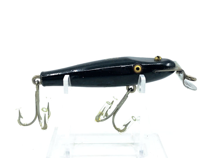 Creek Chub Midget Pikie 2200, #13 All Black Color - Great condition!