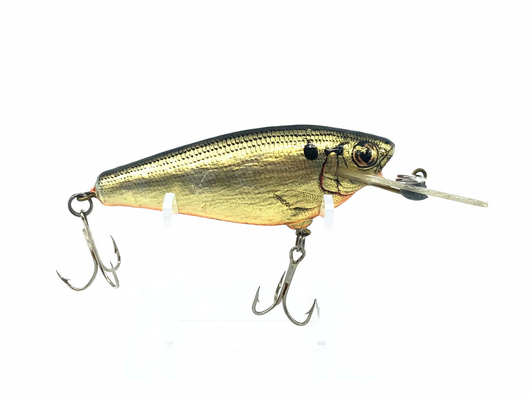 Bagley Small 4DSF3 Small Fry Shad, BG Black on Gold Foil Color