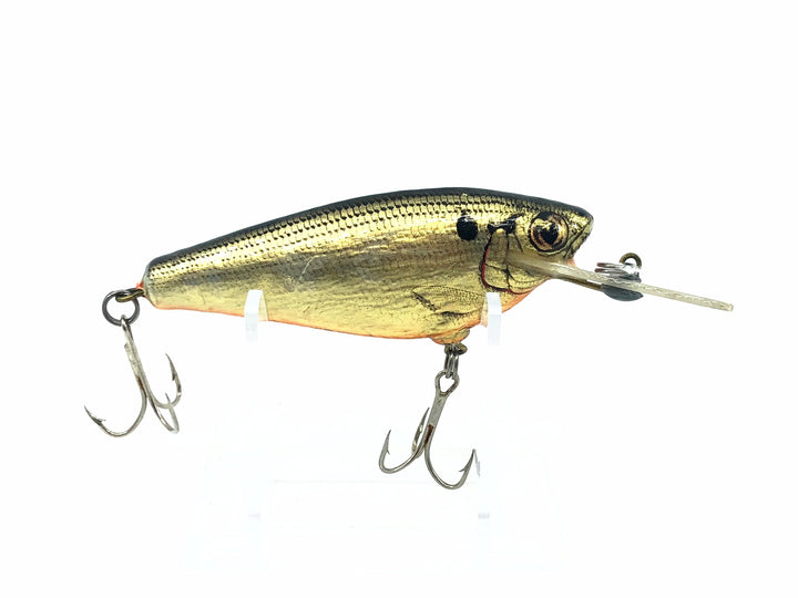 Bagley Small 4DSF3 Small Fry Shad, BG Black on Gold Foil Color