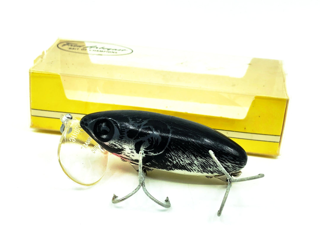 Arbogast Jitterbug Clear Lip 5/8oz, Mouse Color, Seein's Believin Model with Box