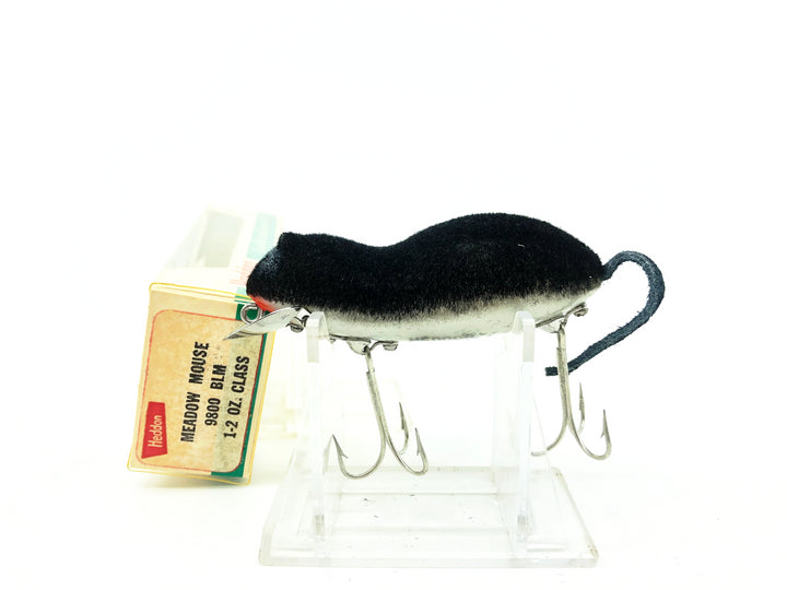 Heddon Meadow Mouse with Box 9800, BLM Black Mouse Color on Card