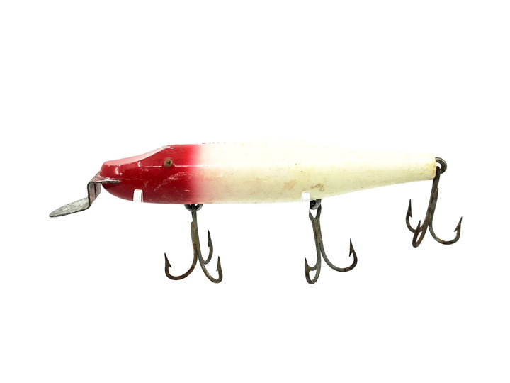 Creek Chub Husky Pikie 2300, Red Head/White Color