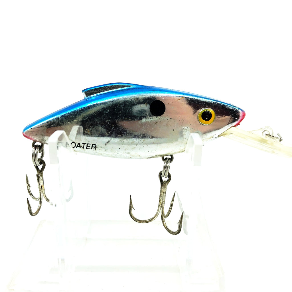 fish trap lures san diego Bill Lewis Diving Rat-L-Trap Floater, #25B Chrome/Blue Back Color – My Bait Shop, LLC Tetra Whisper 20i Internal brand_aquarium-co-op Color:Black with Hi-vi Yellow line deadly patterns