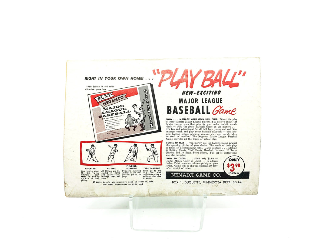 Vintage May 1960 Baseball Digest White Sox Early Wynn