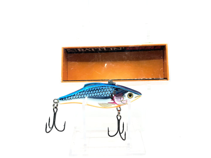 Rapala Special Rattlin' Rap RNR-8, Custom Made Milwaukee Best Light Silver Blue Color with Box
