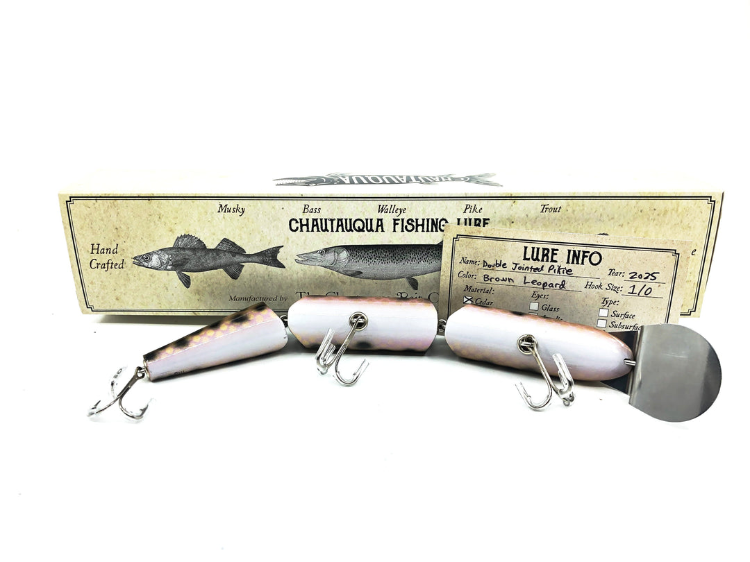 Chautauqua Double Jointed Pikie, Brown Leopard Color