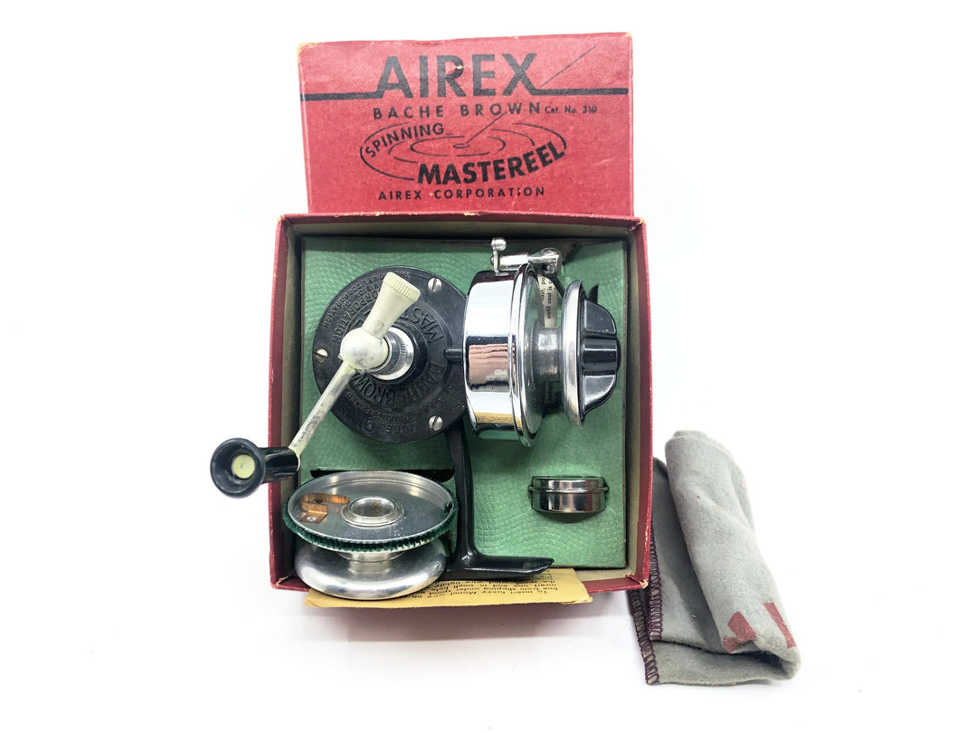 Airex (Bache Brown) Mastereel Model 3 Spinning Reel, Box, Paperwork & Paperwork