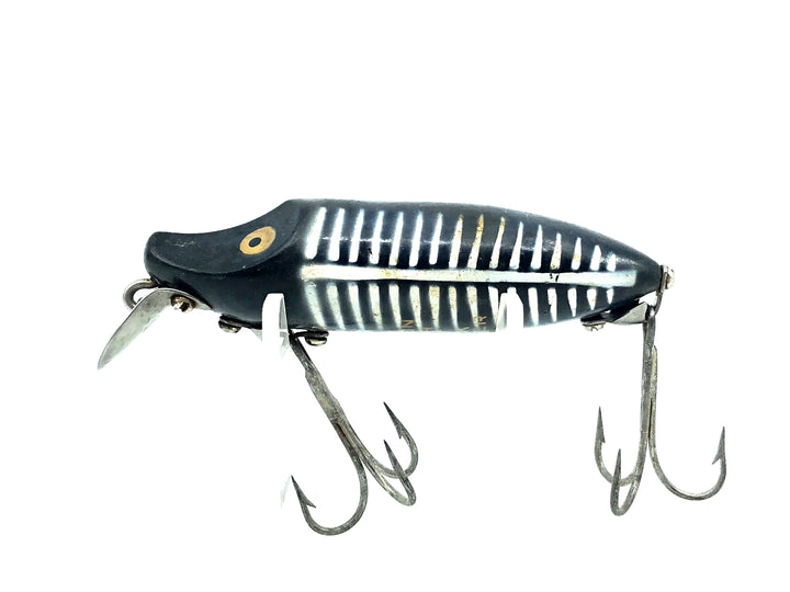 Heddon River Runt Spook Floater 9400, XBW Black Shore Minnow Color