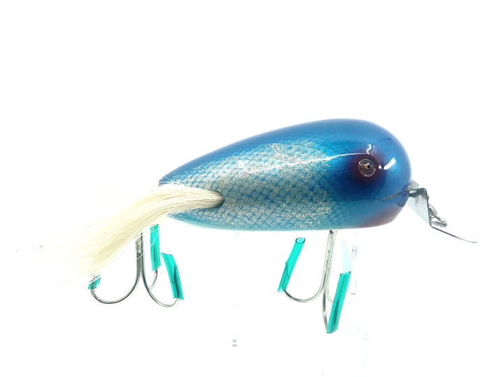 Musky Dan (XXX Lures) Giant Dingbat 6", Blue Flash Color
