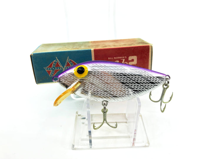 Bill Norman Reb2 Flash Shad 8005, Purple Color with Box and Paperwork