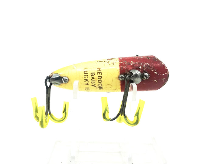 Heddon Baby Lucky 13 in JRH Frog Scale Red Head Color