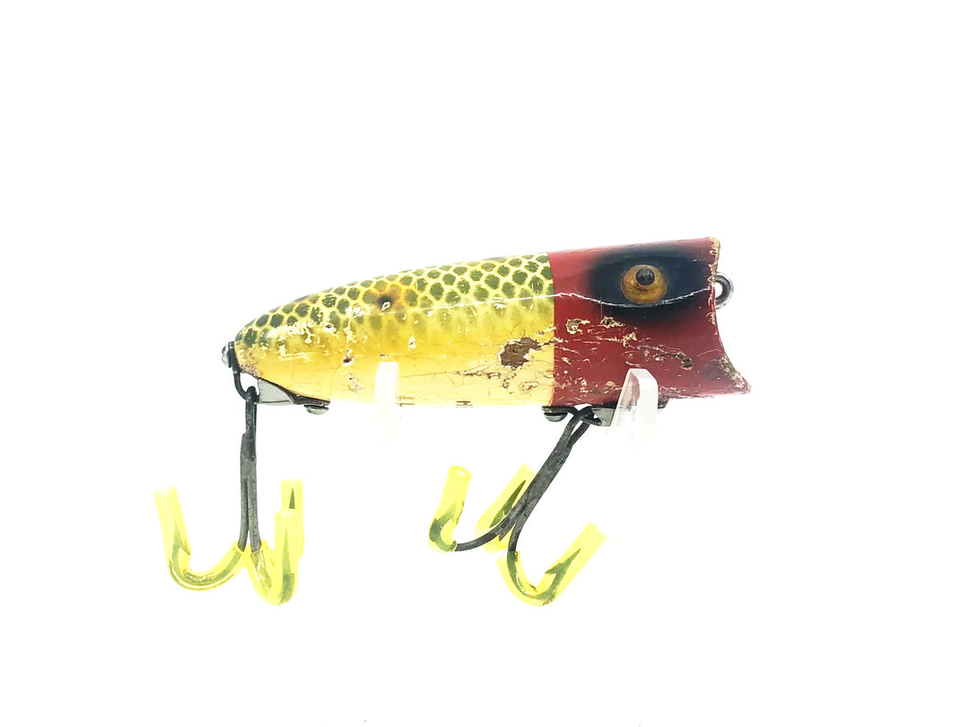 Heddon Baby Lucky 13 in JRH Frog Scale Red Head Color