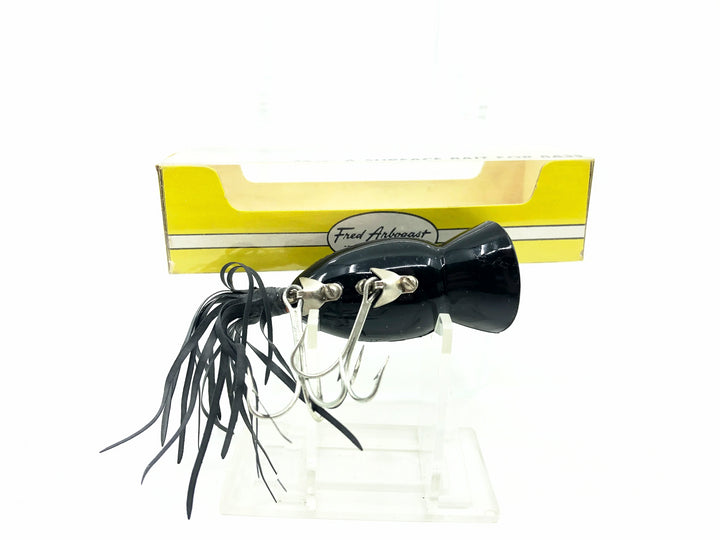 Arbogast Hula Popper 750, B Black Color with Box