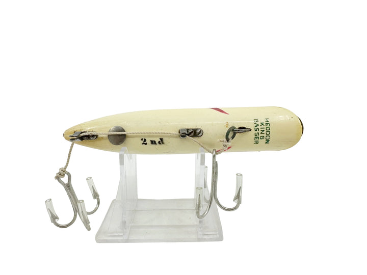 Heddon King Basser 8550, 2M White/Red Gills Color